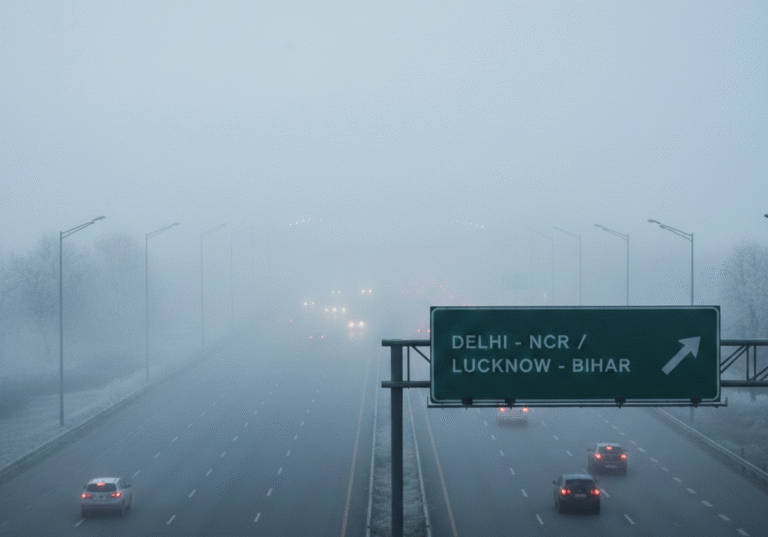 उत्तर भारत में ठंड का ‘थर्ड डिग्री टॉर्चर’: कोहरे की चादर और शीतलहर का कहर