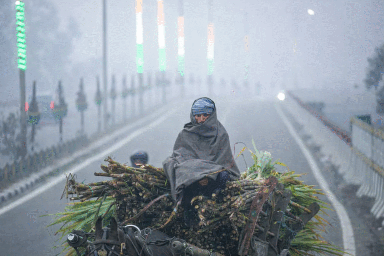 शीतलहर का रेड अलर्ट: उत्तर भारत में कड़ाके की ठंड, घना कोहरा बना संकट
